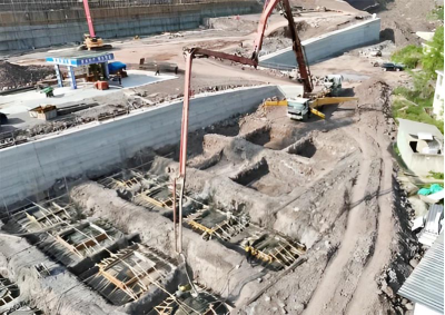 總投資4億元！食品產(chǎn)業(yè)園配套基礎設施項目施工現(xiàn)場